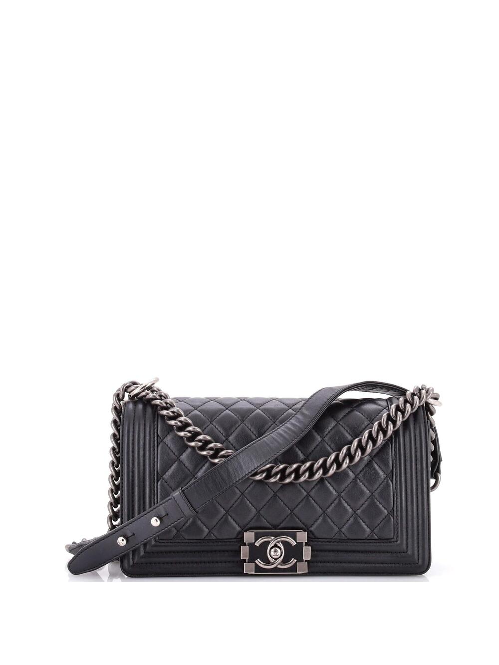 Chanel Boy Flap Bag Quilted Metallic #373269C45B